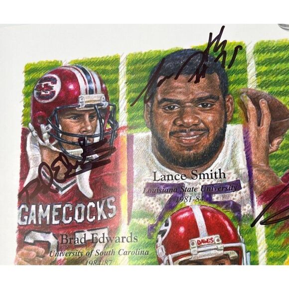 ographed Legends SEC Football 2008 Print Bart Starr 12 Signatures JSA COA - Picture 3 of 10